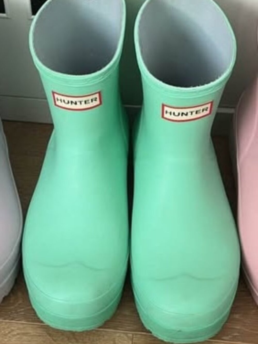 Rare Teal Size 9 Women's Hunter Play Boot Short